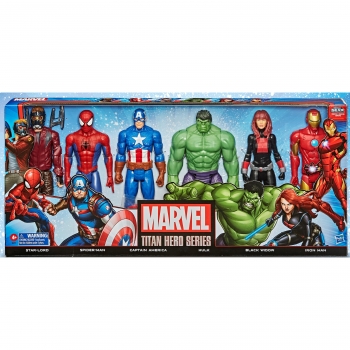 Marvel Los Vengadores Multipack Figuras Titan Hero +4 años