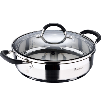 Tartera con tapa foodies acero inoxidable 28x7 cm MASTERPRO