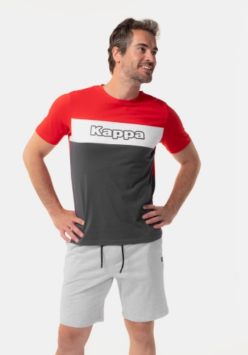 Camiseta block color manga corta de Hombre KAPPA