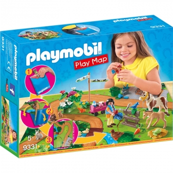Playmobil Play Map - Paseo con Ponis