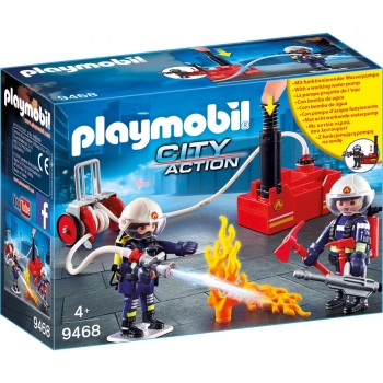 Playmobil City Action - Bomberos con Bomba de Agua