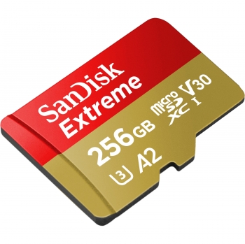Tarjeta de Memoria SanDisk EXT MSDXC 256GB con Adaptador SD