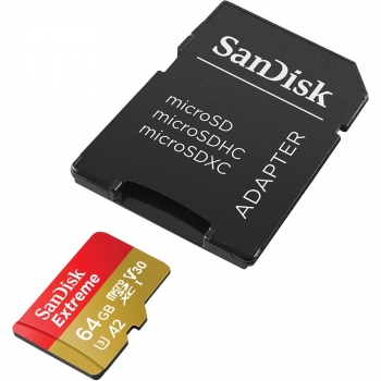 Tarjeta de Memoria SanDisk EXT MSDXC 64GB con Adaptador SD