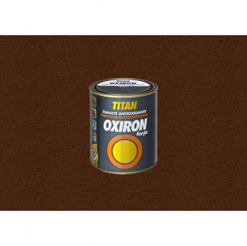 Esmalte Antioxido Forja Marron Oxiron Titan 750 Ml