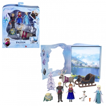 Disney Frozen Minis Libro con muñecas y figuras+3 años