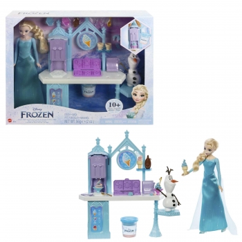 Disney Frozen Elsa y Heladería Muñeca con Juego de Plastilina +4 años
