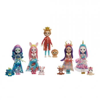 Royal Enchantimals - Pack 5 muñecos con mascota