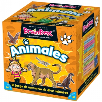 Asmodee Juegos Brainbox Animales, Juego de Mesa +8 Años