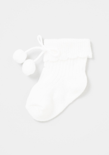 Pack de dos calcetines para recién nacido unisex TEX