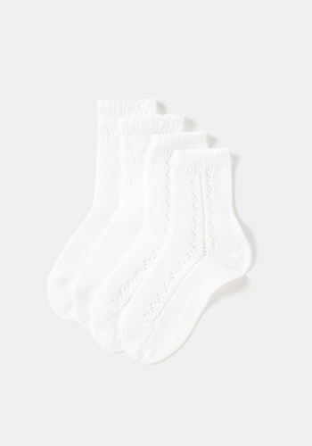 Pack de dos calcetines calados unisex