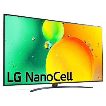 TV NanoCell  75" (190,5 cm) LG 75NANO766QA, 4K UHD, Smart TV, HDR 10 Pro, Dolby Digital