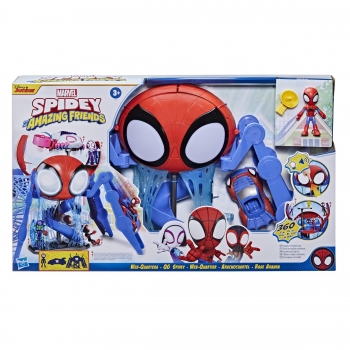 Spiderman - Spidey Webquarters Playset + 3 años