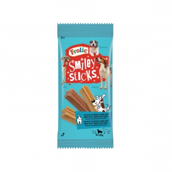 Snack dental para perro Frolic Smiley Sticks 175 g.