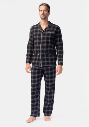Pijama de franela dos piezas de Hombre TEX