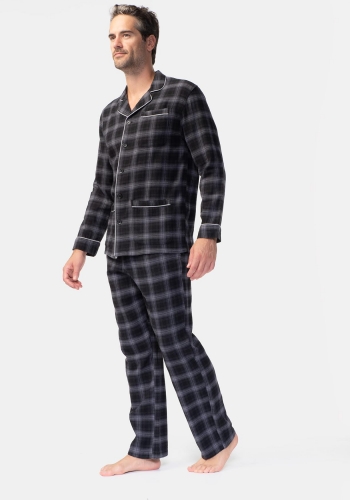 Pijama de franela dos piezas de Hombre TEX