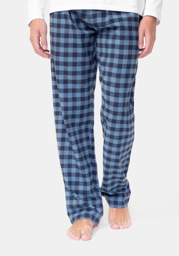 Pantalón de pijama con franela de cuadros de Hombre TEX