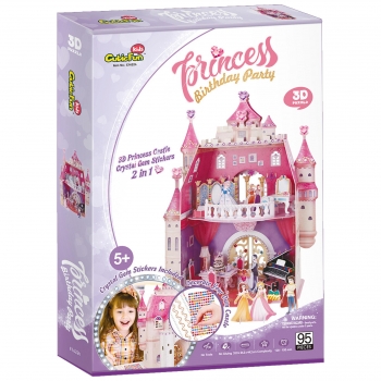 Puzzle 3D - Puzzle 3D Princesas Birthay Party