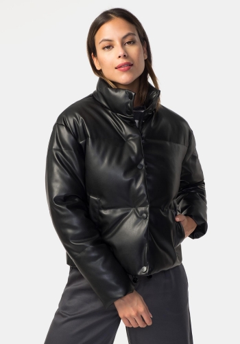 Abrigo corto con cremallera sostenible de Mujer TEX