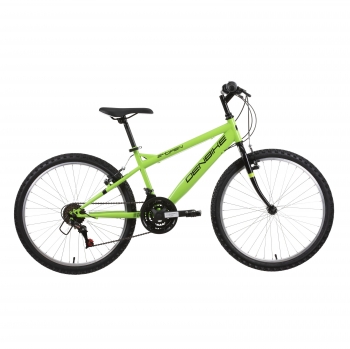 Bicicleta de Montaña Denbike First de 24" Verde/Negra