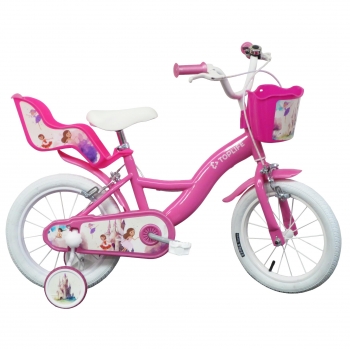 Bicicleta Infantil Toplife , 14'' , Rosa/blanca