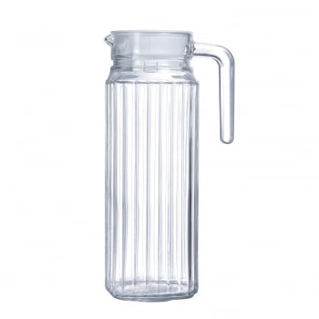 Jarra de Vidrio con Tapa CARREFOUR HOME 1 L