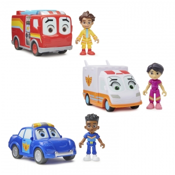 Unidad de Rescate Disney Vehículo Core Boy Flash Firebuds +3 años