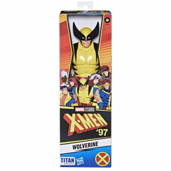 Marvel Titan Hero Series Figura de acción de Lobezno de X-Men + 4 años