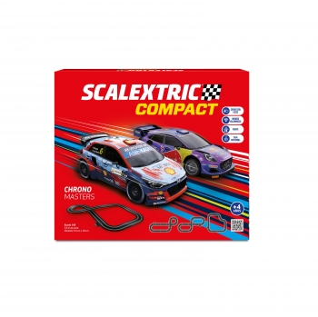 Scalextric Circuito Linea Compact Chrono Masters +4 años