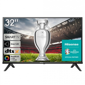 TV LED 32" (81,28 cm) Hisense 32A4K, HD, Smart TV