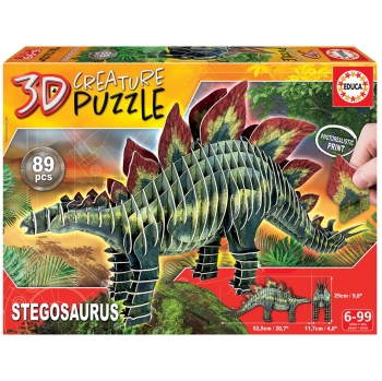 Educa Juegos - 3D Dino Puzzle +6 Años