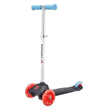 Patinete Cruise Toplife, 3 ruedas con luz +4 años, Negro