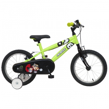 Bicicleta Infantil Denbike , 16'' , Fluor/negra