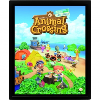 Póster 3D Animal Crossing - New Horizons