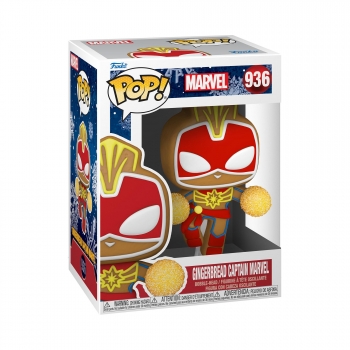 Figura Funko Pop! Pop Marvel: Holyday - Captain Marvel