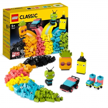 LEGO Classic - Diversión Creativa Neón + 5 años - 11027