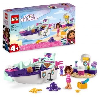 LEGO Gabby's Dollhouse Barco y Spa de Gabby y Siregata +4 Años - 10786