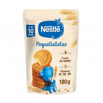 Galletas Infantiles desde 10 meses Nestlé PequeGalletas sin aceite de palma 180 g.