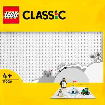 LEGO Classic Base Blanca +4 años - 11026