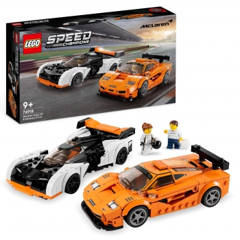 LEGO Speed Champions Mclaren Solus Gt y Mclaren F1 Lm +9 años - 76918