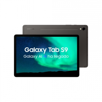 Tablet Samsung Galaxy Tab S9 con Qualcomm Snapdragon 8 Gen 2, Octa Core, 12GB RAM, 256GB, 11" - 27,94 cm - Gris