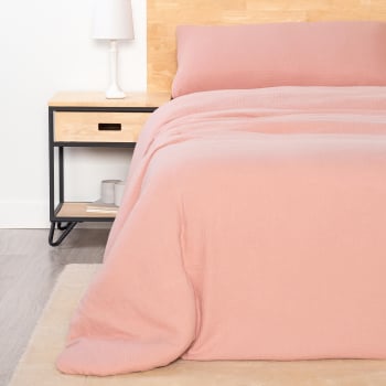 Funda Nordica de Algodón 2 Piezas Cama 90 cm TEX HOME Sofia Rosa