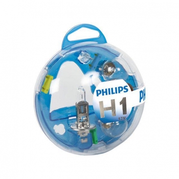 Kit Estuche 5 Lámparas Philips Essential H1
