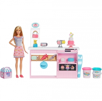 Burlas conjunción Paseo Barbie y su Pastelería Muñeca y Accesorios +3 Años | Las mejores ofertas de  Carrefour
