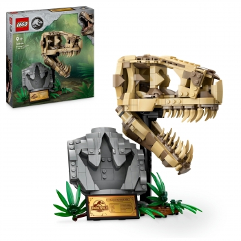 LEGO Jurassic World Fósiles de Dinosaurio: Cráneo de T. rex, Juego de construcción +9 años - 76964