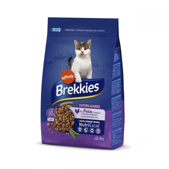 Pienso para gato esterilizado Brekkies  3 kg.