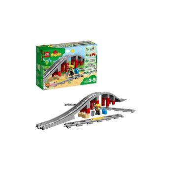 LEGO Duplo Puente y Vías Ferroviarias +2 años