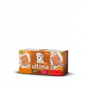 Comida húmeda para perro Mini Senior Ultima 4 unidades de 150 g.
