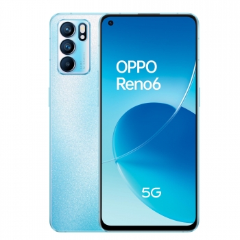 Móvil Oppo Reno6 5G, 8GB de RAM + 128GB - Azul