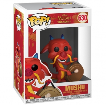 Figura Funko Pop! Disney: Mulan - Mushu w/Gong