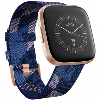 Smartwatch Fitbit Versa 2 SE con NFC - Azul marino y rosa